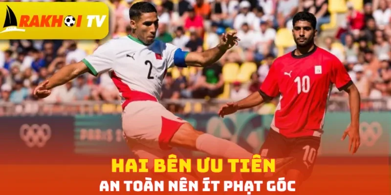 Hai bên ưu tiên an toàn nên ít phạt góc