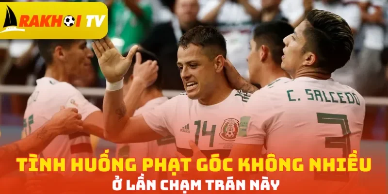Tình huống phạt góc không nhiều ở lần chạm trán này